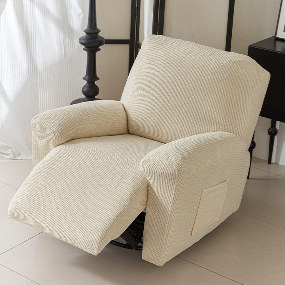 4pcs/set Wear-resistant Sofa Slipcover Elastic Couch Cover Armchair Slipcover Lazy Chair