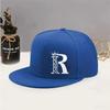 Street Style Hip-hop Letter Baseball Cap Black Hat Simple Classic Flat Brim Hat