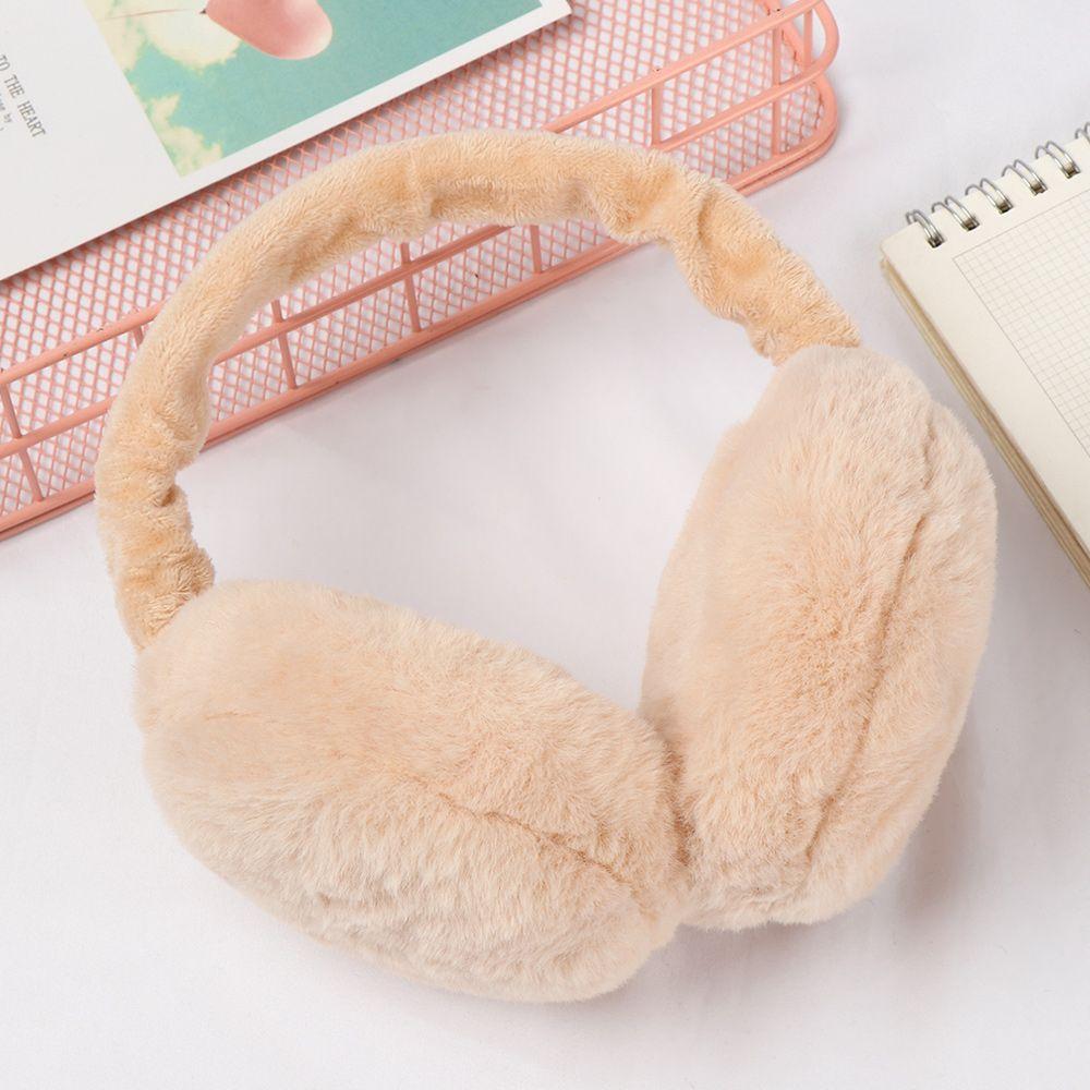 Adjustable Foldable Autumn And Winter Solid Color Women Earmuffs Ear Cover Earflaps