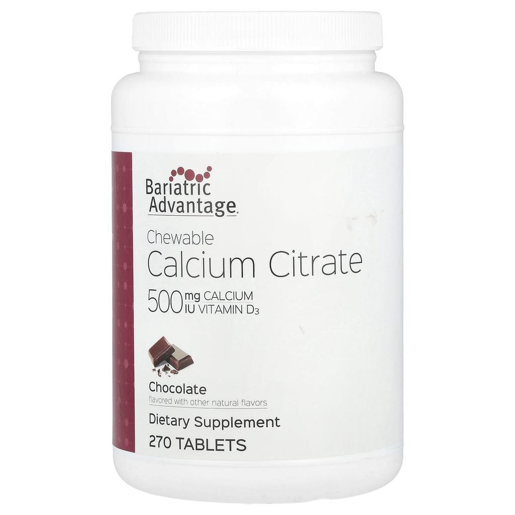 Chewable Calcium Citrate, Chocolate, 270 Tablets