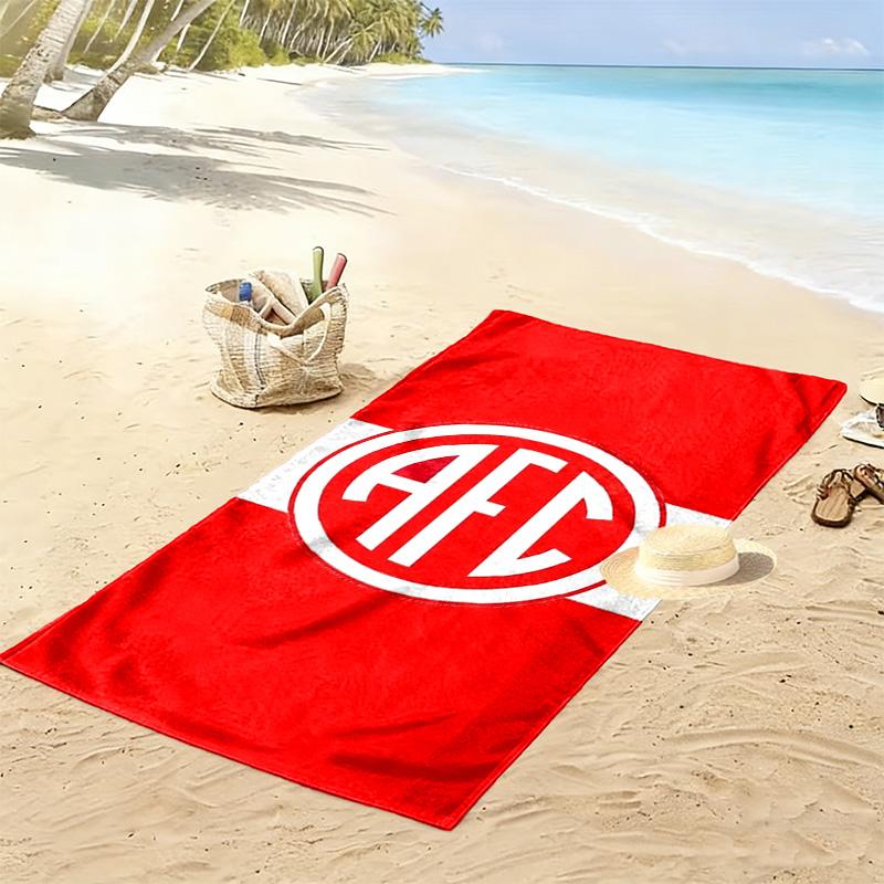 America Football Club Print Beach Towel, Large Soft Quick Dry Towel for Beach Camping Swimming