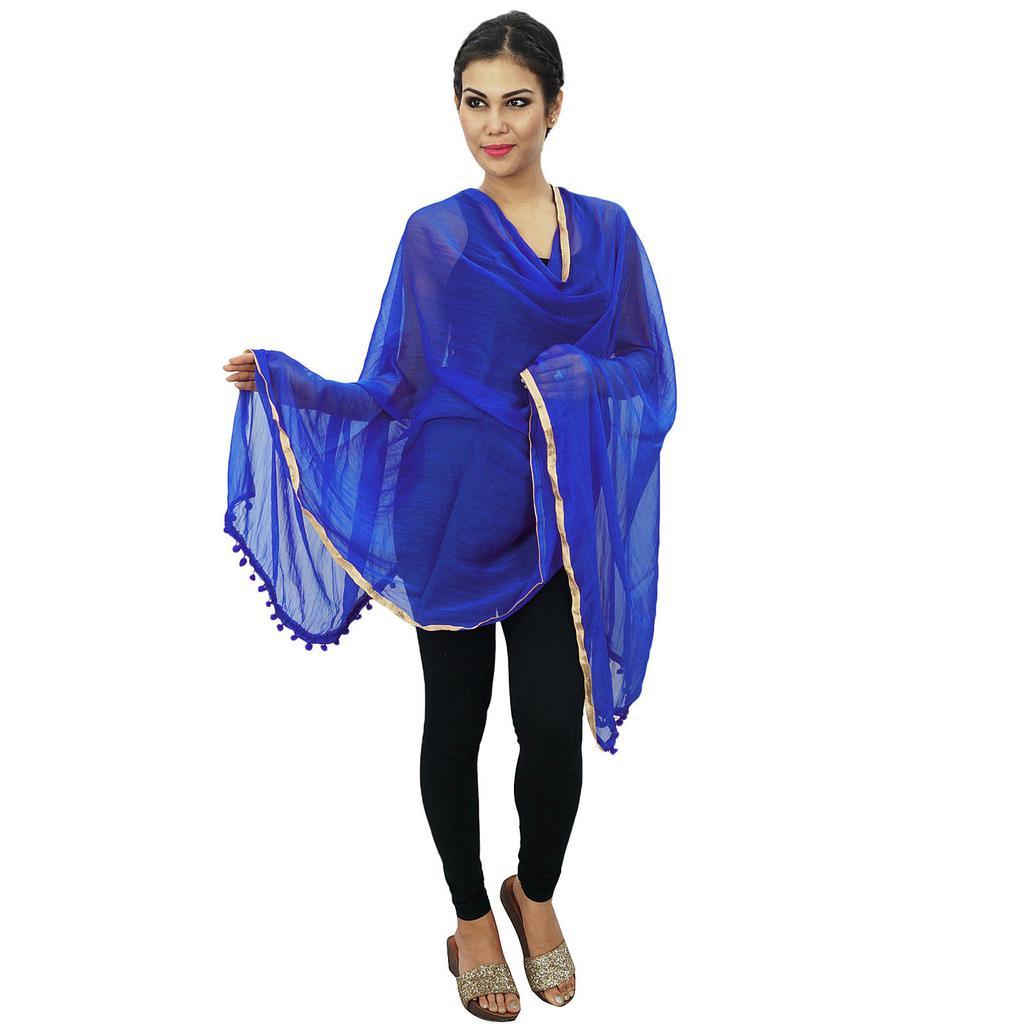 Шарф на шею Dupatta Woman Chunni Chiffon Blend Indian Stole Throw