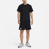 Nike Logo Print Drawstring Straight-Leg Low-Rise Sports Shorts Men Bottoms Black FQ0349-010