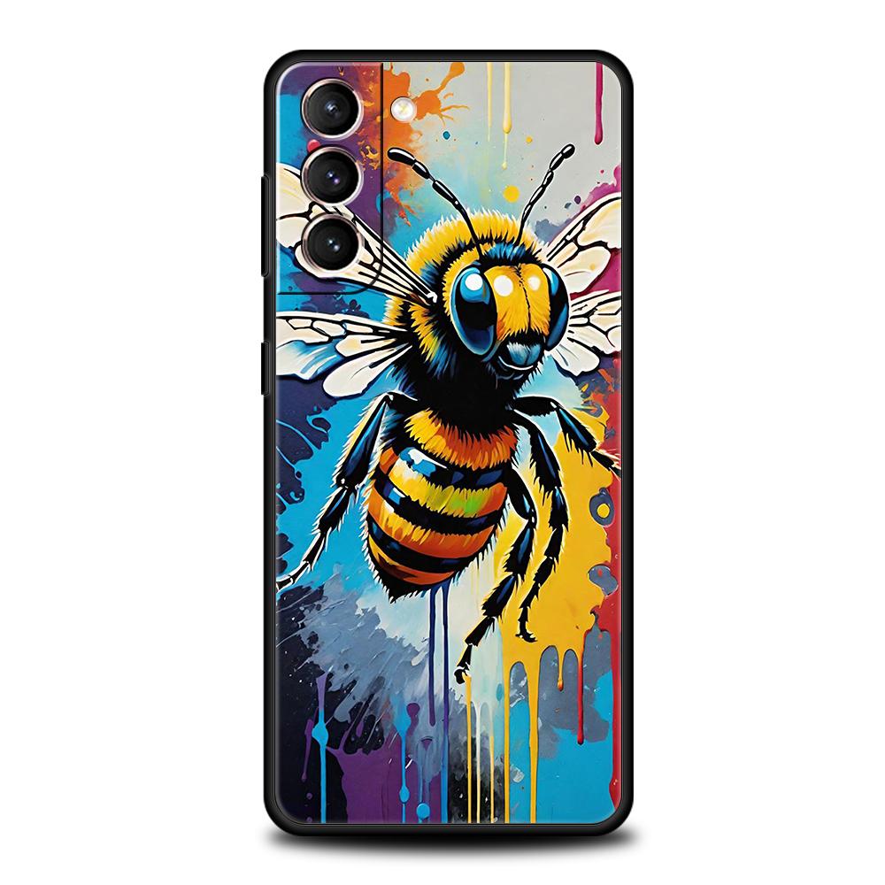 Bugs bees scientific decomposition Phone Case for Samsung Galaxy S24 S23 S22 S20 S21 FE Ultra S10 S10E S9 S8 Plus Soft TPU Shell
