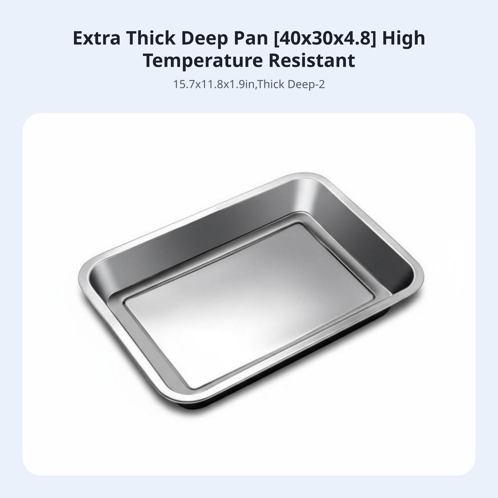 Rectangular Metal Platter Long-Lasting Rectangular Metal Plate Easy to Clean Cleaning Appliance Safe for Families, Chefs