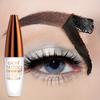 Peel-Off Eyebrow Gel Tint Semi-Permanent Waterproof Brow ColorTransfer-Proof Eyebrow Gel Fuller & Defined Eyebrows with Easy Application Tools