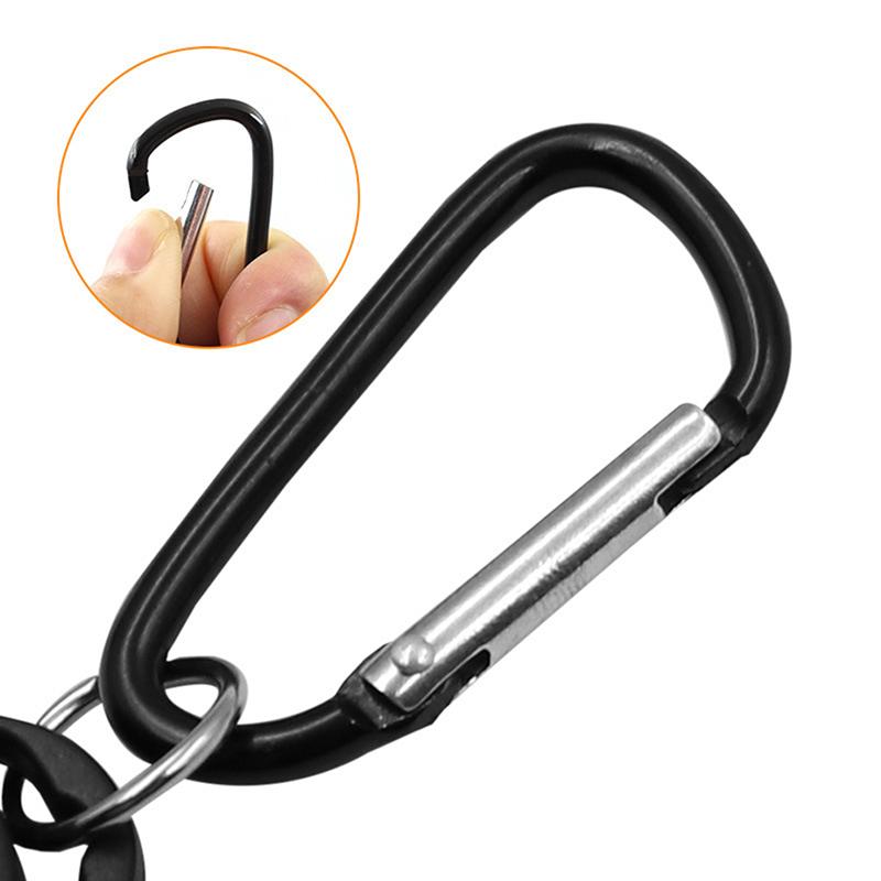 Выдвижная катушка для бейджа для карточки с именем, металлическое выдвижное кольцо для ключей