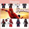 G0120 Superhero Building Blocks Spider-man Great Responsibility Suit In Red Cape