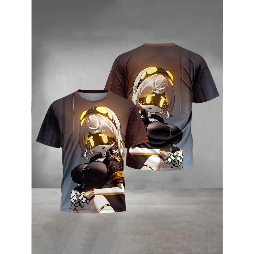 3D Печать Детская Аниме M-Убийца D-Дроны Одежда от 5 до 14 Лет Мужская Уличная Одежда для Детей Мальчика Девочки Ребенка Футболка Топ Рубашки