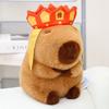 Cute Capybara Plush Doll Poet Tang Monk Style Soft Stuffed Animal Toy Gift Bag Pendant