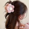 1 шт. Плюшевый цветок заколка-краб для волос Осенне-зимнее очарование Заколка для волос Милые милые аксессуары для волос