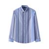 100% хлопок рубашки мужские Oxford Spun модные полосатые повседневные рубашки с длинными рукавами
