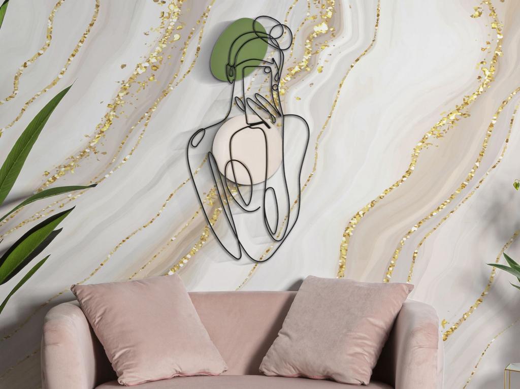 Wall Panel Lady Color Cm 40X1,3X80