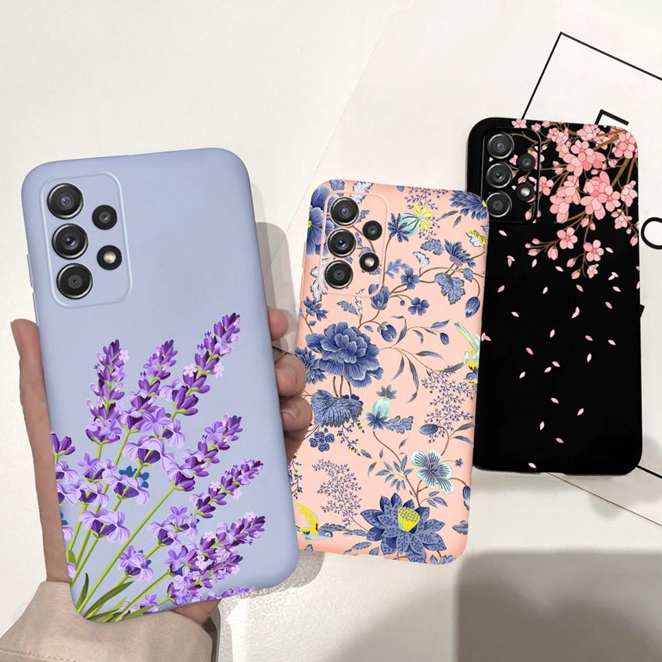 Чехол с цветами для женщин и девушек Samsung Galaxy A23 M23 5G Чехол-оболочка Ударопрочный Защитный Бампер Для Чехла Samsung M23 A23 A 23