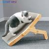 Cat Scratching Board Wooden Frame Cat Scratcher Wear-resistant Kitten Grinding Claw Toy Detachable Cat Sleeping Bed Pet Supplies