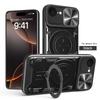 Для iPhone 16E SE4 чехол Slide Lens Protect Armor противоударный чехол для телефона Coque для iPhone SE 4 16e чехол-держатель для кольца