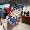 Чехол для телефона с рисунком рыбы-сардины для IPhone 17 Pro Max 15 Pro 16 14 Plus 12 13 Mini 11 Pro, противоударный, гальванизированная стеклянная крышка