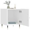 Maison Exclusive - Tables de chevet 2 pcs blanc 40x40x50 cm bois d’ingénierie