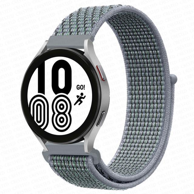 Band For Samsung Galaxy Watch 4 3 Classic 5 Pro Active 2/Gear S3 Nylon Loop Correa Bracelet Huawei Watch GT 2 3 Strap 22mm 20mm