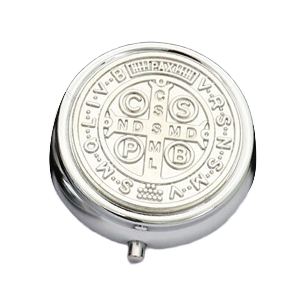 Elegant Metal Jewelry Box With Built In Makeup Mirror For Christian Home Decorations And Religious Relic Storage