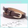 Womens Halfround Buckle Belt Versatile Minimalist Decorative Korean Style