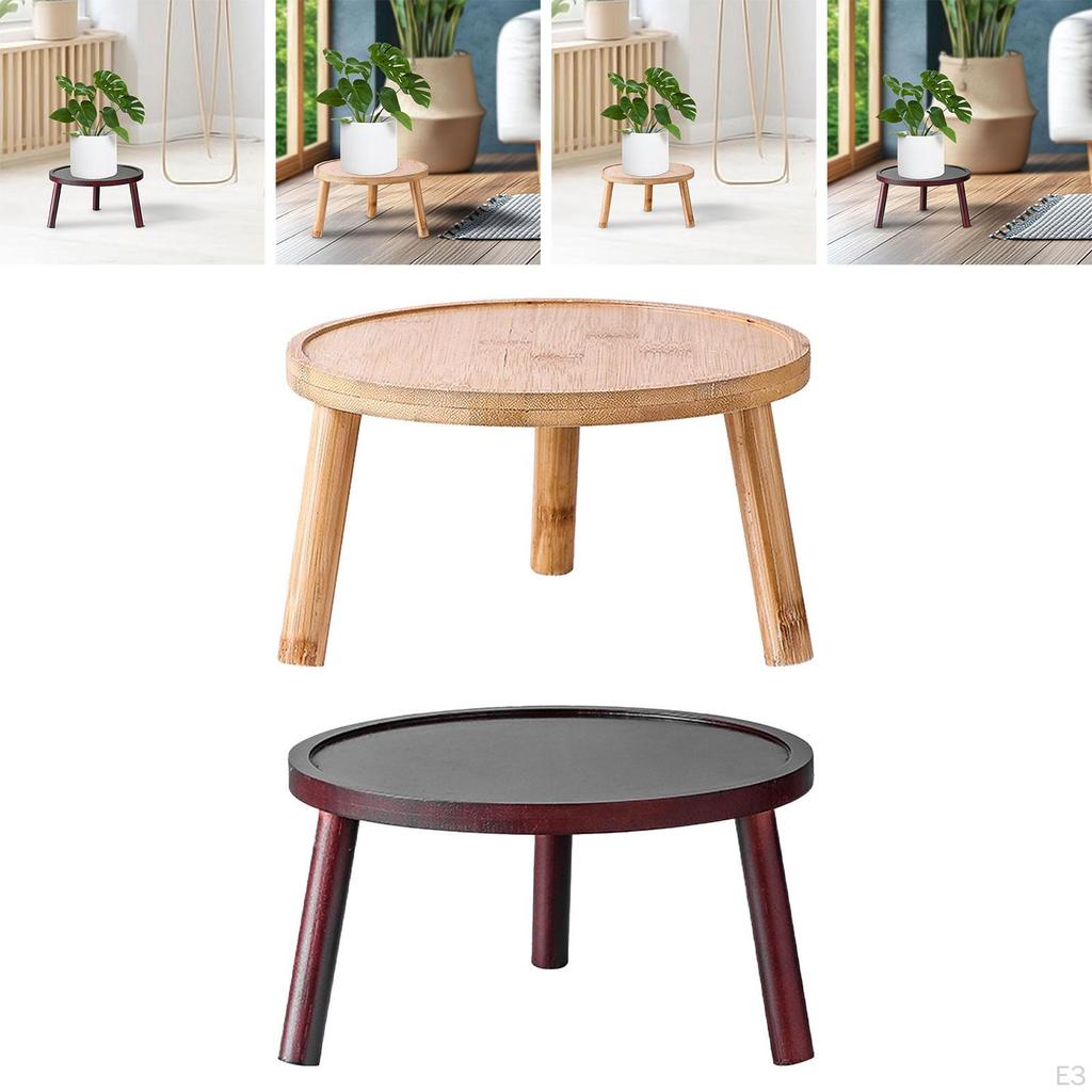 Держатель для цветочного горшка, стойка для цветов, садовая каминная полка, деревянная подставка для растений, стол для патио