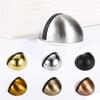 New Stainless Steel Door Stopper Non Punching Nail-free Door Holder Anti-collision Hardware Door Stop Door
