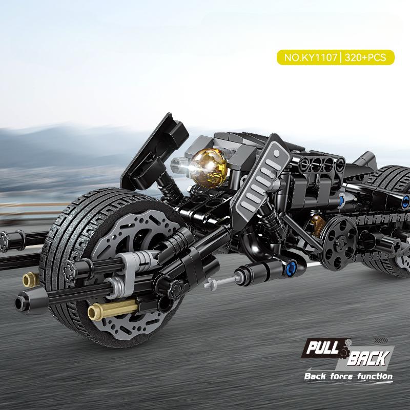 KAZI Двойная вихревая лазерная колесница, боевая машина, мотоцикл, мальчик, строительный блок, игрушка