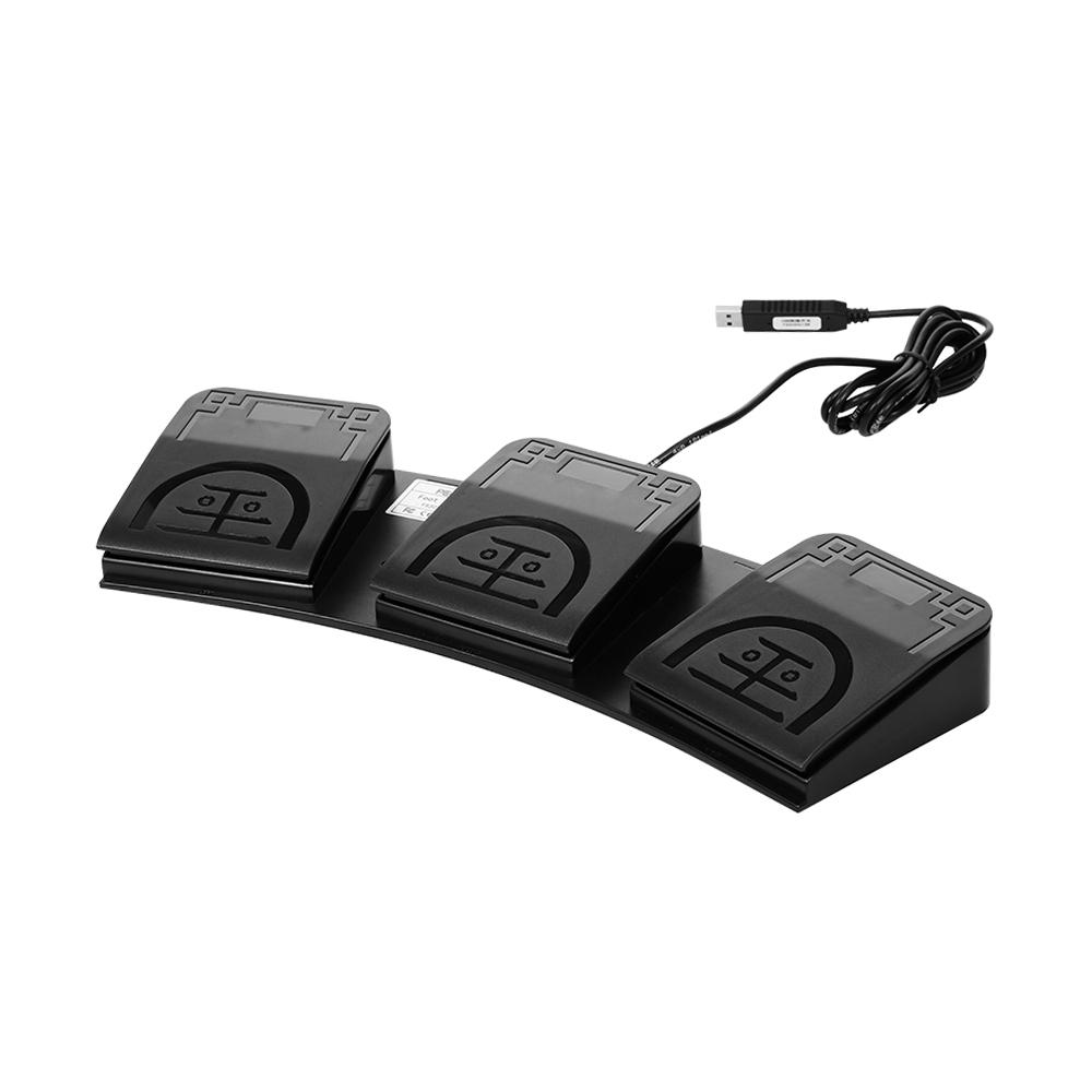 FS2020U1 USB-педаль управления ногой, настраиваемая, компьютерная клавиатура, педаль действия для медицинских приборов