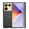 For Infinix Note 40 Pro Case Silicone Carbon Fiber Back Cover For Infinix Note 40 Pro Plus Case For Infinix Note 40 Pro 5G Case