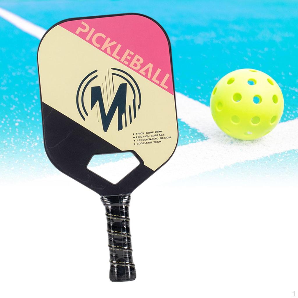 Carbon Fiber Pickleball Paddle Lightweight Practice Portable Training Competition Polypropylene