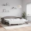VidaXL Daybed with Pull-out Bed Taupe 100x200 Cm Fabric 3197196
