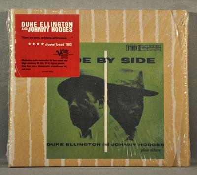CD Дюк Эллингтон Джонни Хэджес Side By Side 3145214052 Verve Records 1999 США Джаз Б/у