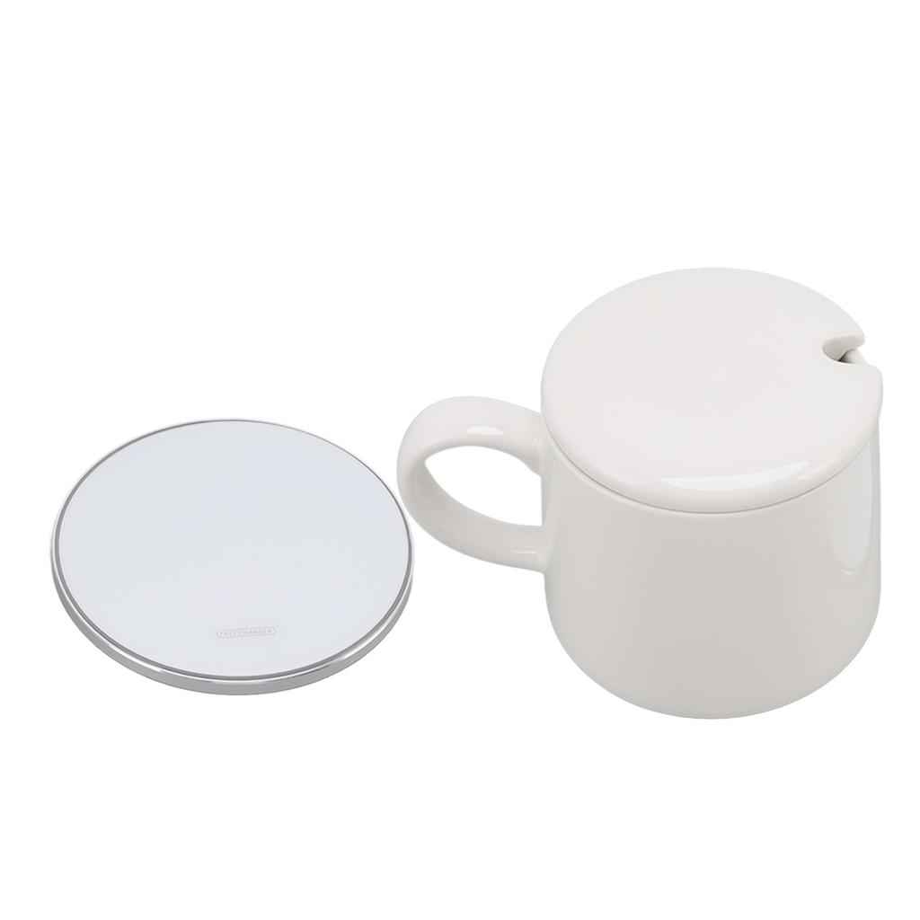 Desktop Coffee Warmer with Mug Set 50 Degrees C Constant Temperature USB Smart Cup Warmer with Wireless