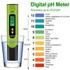 PH-метр, цифровой тестер качества воды 0-14 pH, тестер pH воды с ЖК-подсветкой, ручка-тест PH с калибровочным порошком