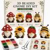Маленький 3D набор для поделок животных с бусинами и пластиковыми материалами для DIY декора животных и детского творчества
