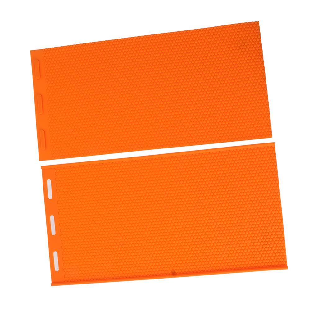 2 Sheets 5.4mm Silicone Beeswax Mold Beeswax Foundation Press Embosser Honeycomb Sheets Mold Bee