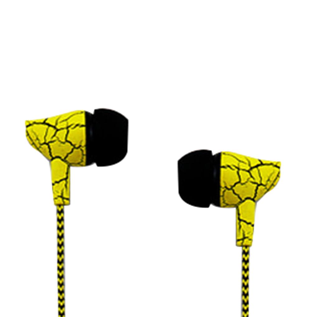 Плетёная внутриканальная гарнитура для мобильного телефона Crack проводные наушники с микрофоном