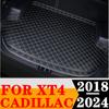 Sinjayer коврик для багажника автомобиля, водостойкий автозапчасти, коврики для багажника, высокая боковая подкладка для багажника, подходит для Cadillac XT4 2018