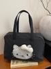 2025 Women's Kitty Shoulder Bag: Large Capacity Commuter Tote & Portable Handbag
