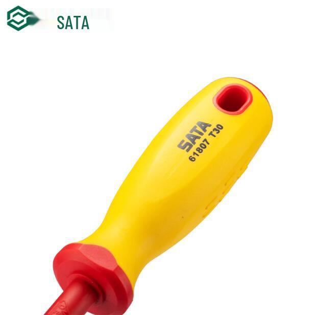 SATA VDE 1000V Изолированная шлицевая/крестовая отвертка, Высоковольтная, Маленькая, Модель 61801