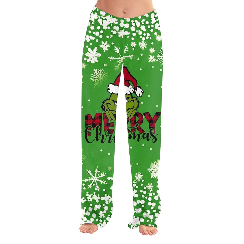 Женские зимние клетчатые брюки, длинные брюки, спортивные брюки