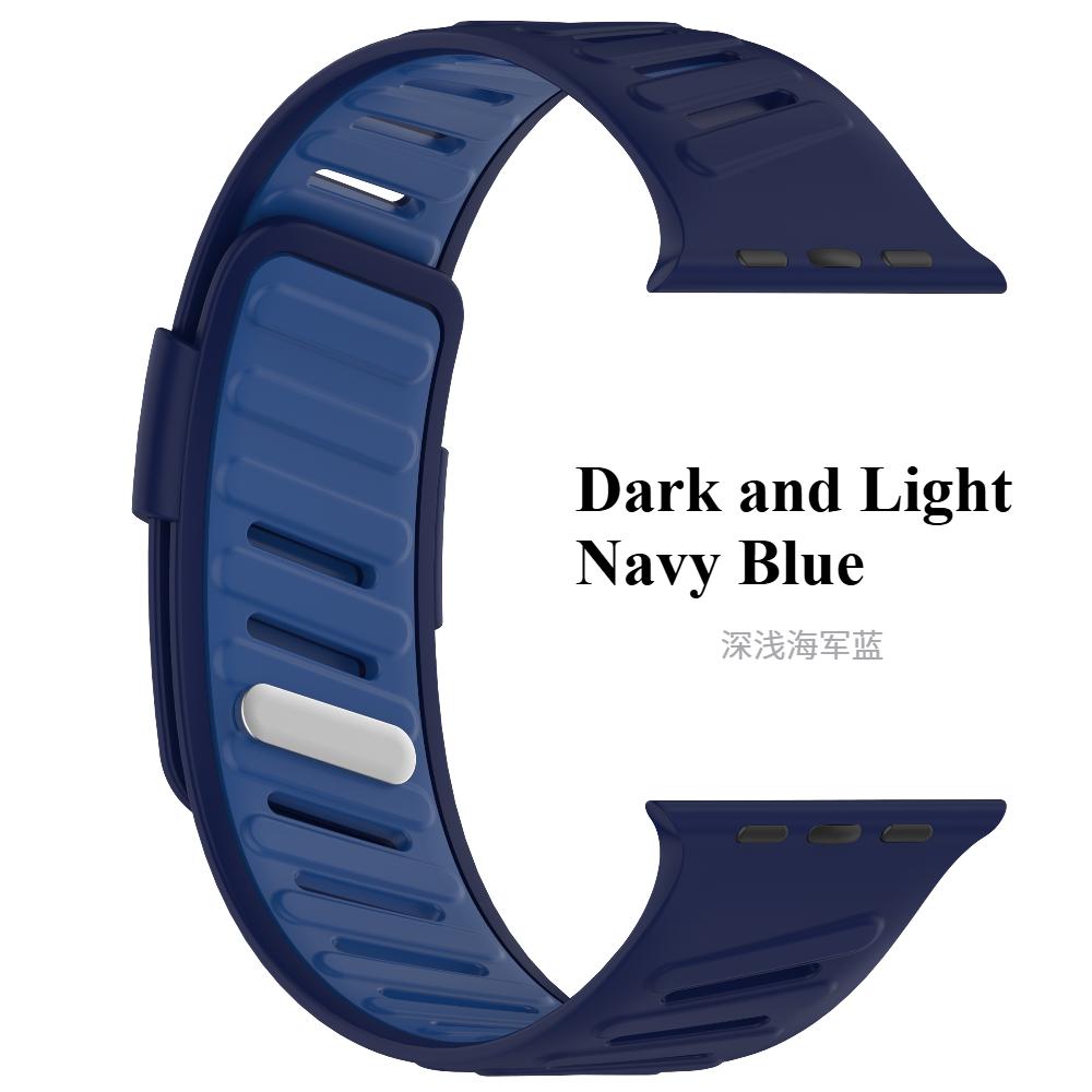 Силиконовый спортивный ремешок для Apple Watch Ultra 49 мм, браслет с наклонной застежкой для iWatch Series 10 46 мм 9 8 7 6 5 4 SE 42 мм 44 мм 45 мм, ремешок с наклонной застежкой