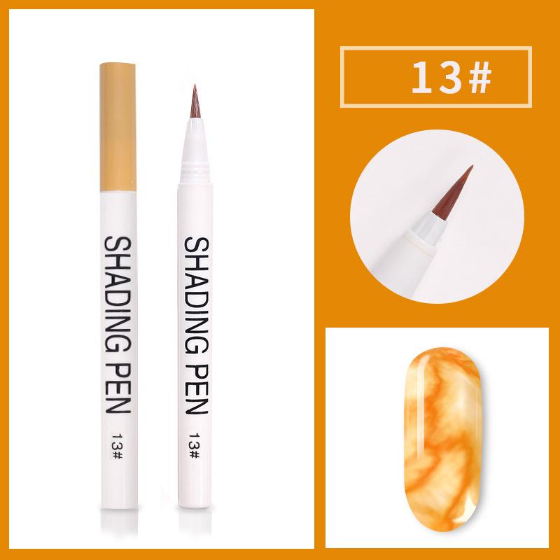 Ручка для дизайна ногтей, цветущий УФ-гель для ногтей, чернильная ручка для рисования, мраморный маникюр, абстрактная кисть для рисования, инструмент «сделай сам» для ногтей