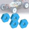 4 Pcs Aluminum Alloy Wheel Hex Mount for LC 1 14 for Monster Truck Upgrade Accessory