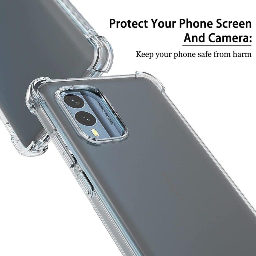 Мягкий прозрачный чехол из ТПУ для телефона Nokia C210 C110 C22 C32 C12 XR21 G310 G400 G42 G22 защитный чехол противоударный Fundas