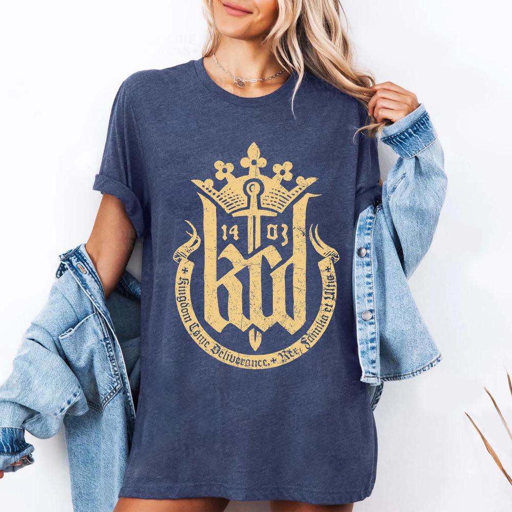 Kingdom Come Deliverance 2 Shirt KCD2 Merch Vintage Medieval Gothic Tee Hans Capon Gamer Gift Clothing Unisex Women AllSeason