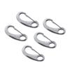 5 шт. Яйцевидный пружинный карабин из нержавеющей стали 304, быстроразъемное соединение 40 мм, 50 мм, 70 мм, 100 мм для походов и кемпинга