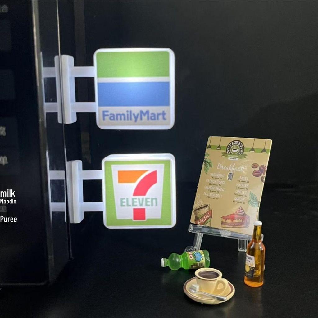 Светящаяся магнитная наклейка на холодильник 7-Eleven с функцией подзарядки