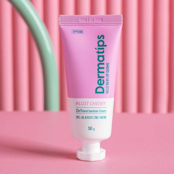 Dermatips Save My Hand Sanitizer Cream 50 G Cherry Scent